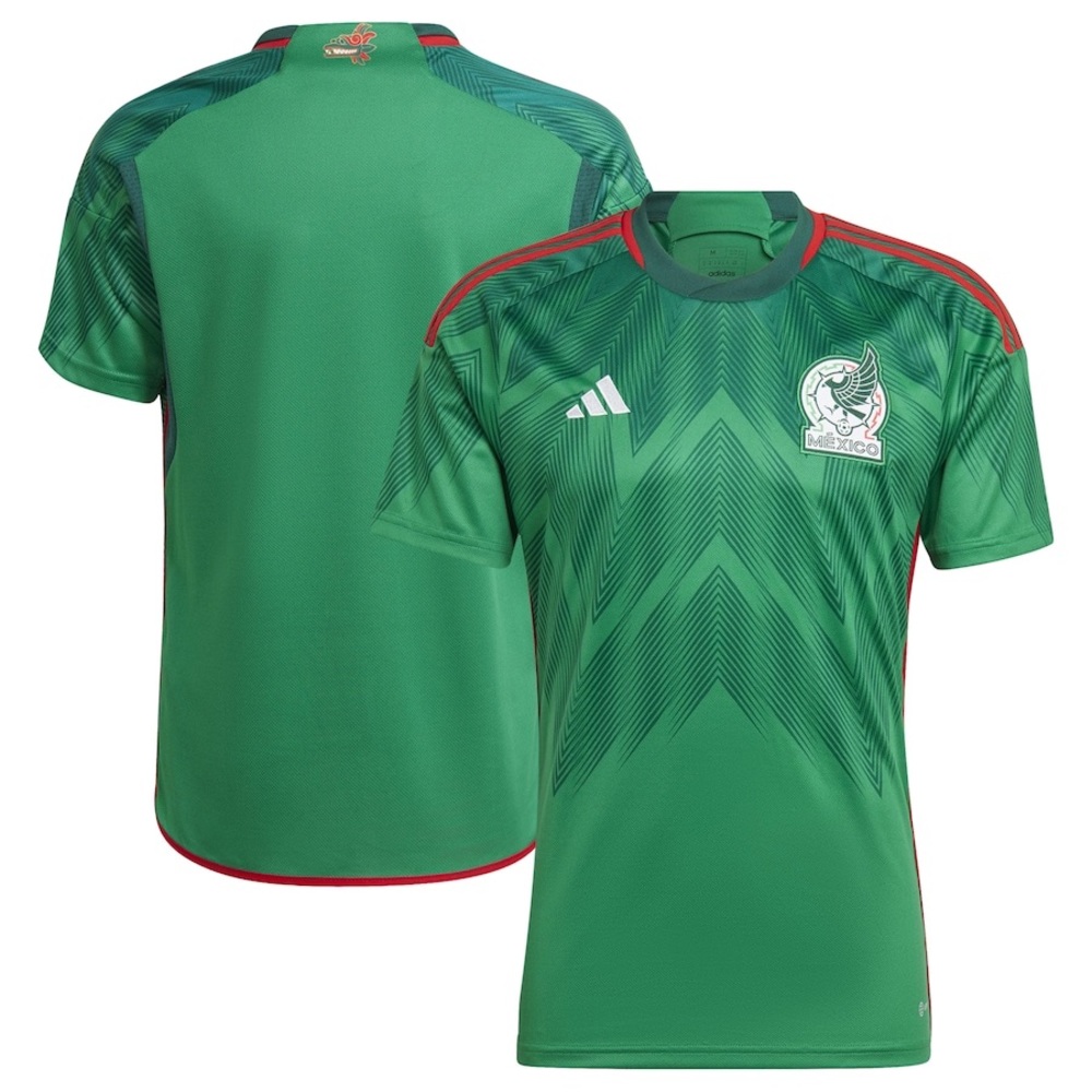 🇲🇽 Mexico National Team adidas 2022/23 Home Jersey - Green (Male/Female)🇲🇽